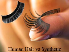 Human Hair Eyelashes